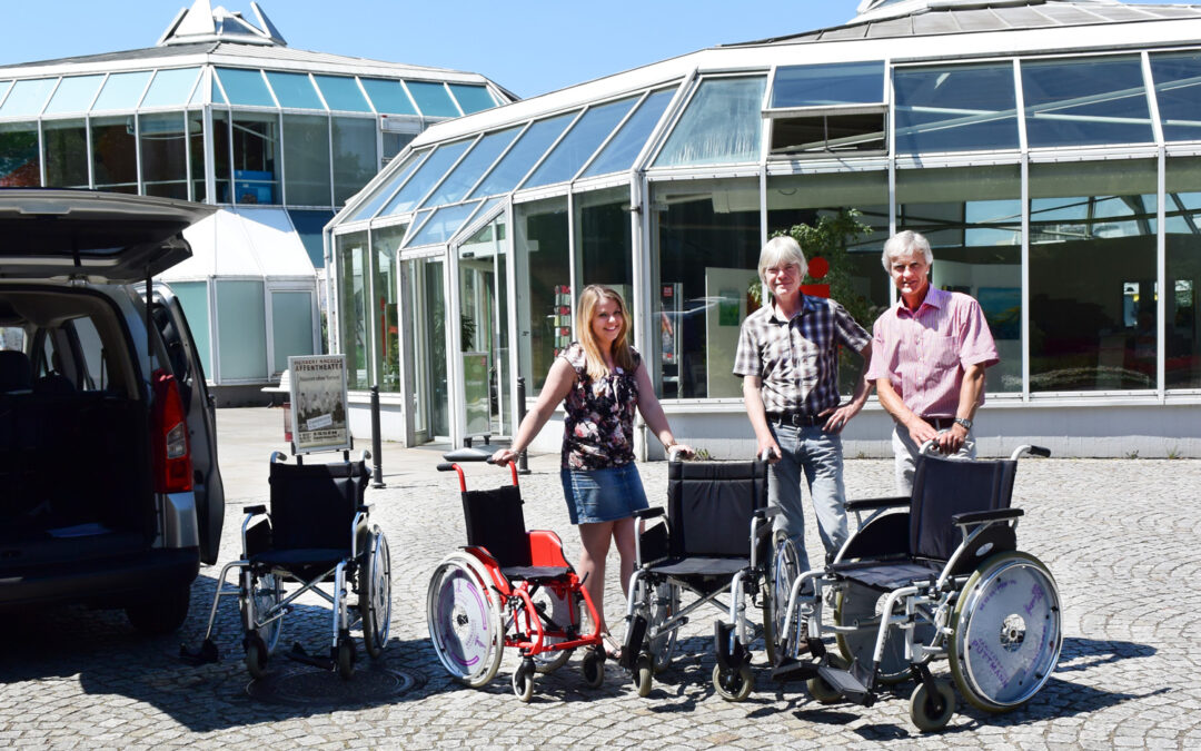 Im Grugapark kann man jetzt Rollstühle ausleihen