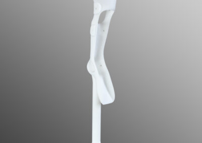 Der Rohling der Orthoprothese, in einem Stück aus dem 3D-Drucker.
