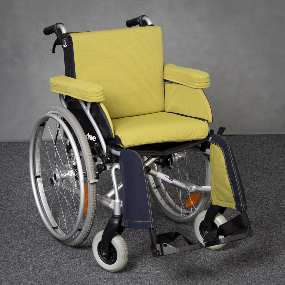 Leichtgewicht-Rollstuhl Litec Inlay apfelgrün