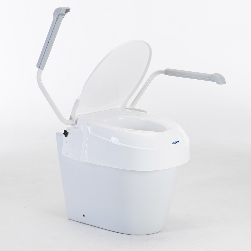 Toilettenaufsatz Aquatec-900 mit Armlehnen von Invacare