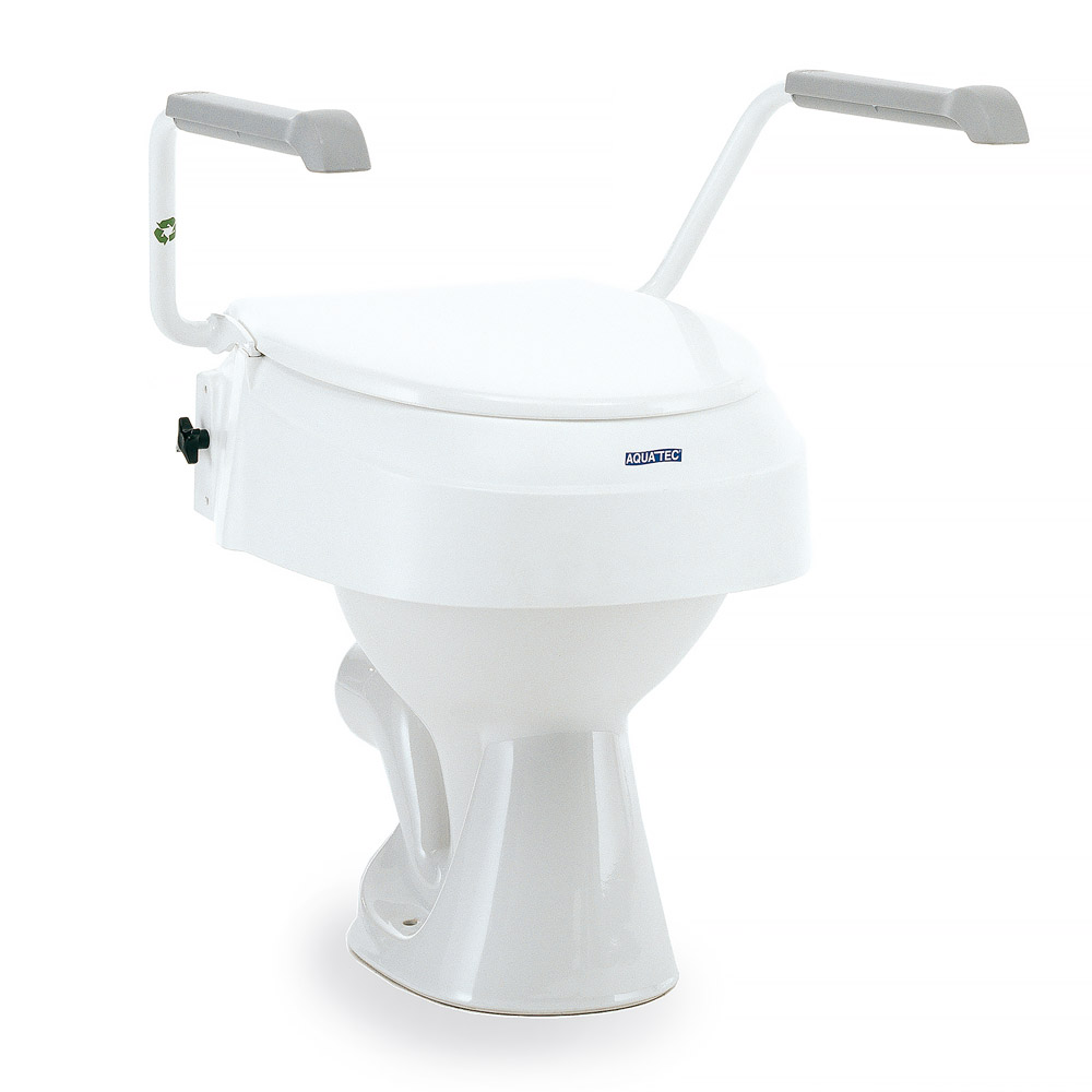 Toilettensitzerhöhung Aquatec-900 mit Armlehnen von Invacare